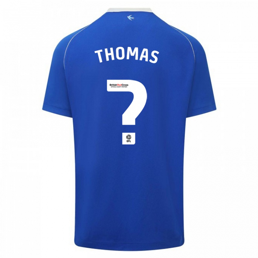 Herren Jac Thomas #0 Blau Heimtrikot Trikot 2023/24 T-Shirt Österreich