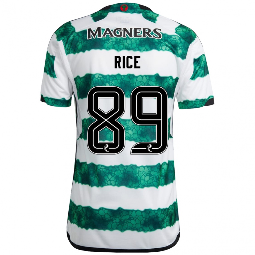 Herren Aidan Rice #89 Grün Heimtrikot Trikot 2023/24 T-Shirt Österreich