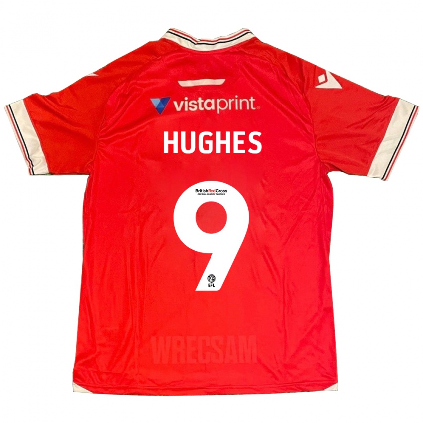 Herren Rosie Hughes #9 Rot Heimtrikot Trikot 2023/24 T-Shirt Österreich