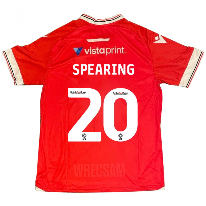 Herren Natasha Spearing #20 Rot Heimtrikot Trikot 2023/24 T-Shirt Österreich