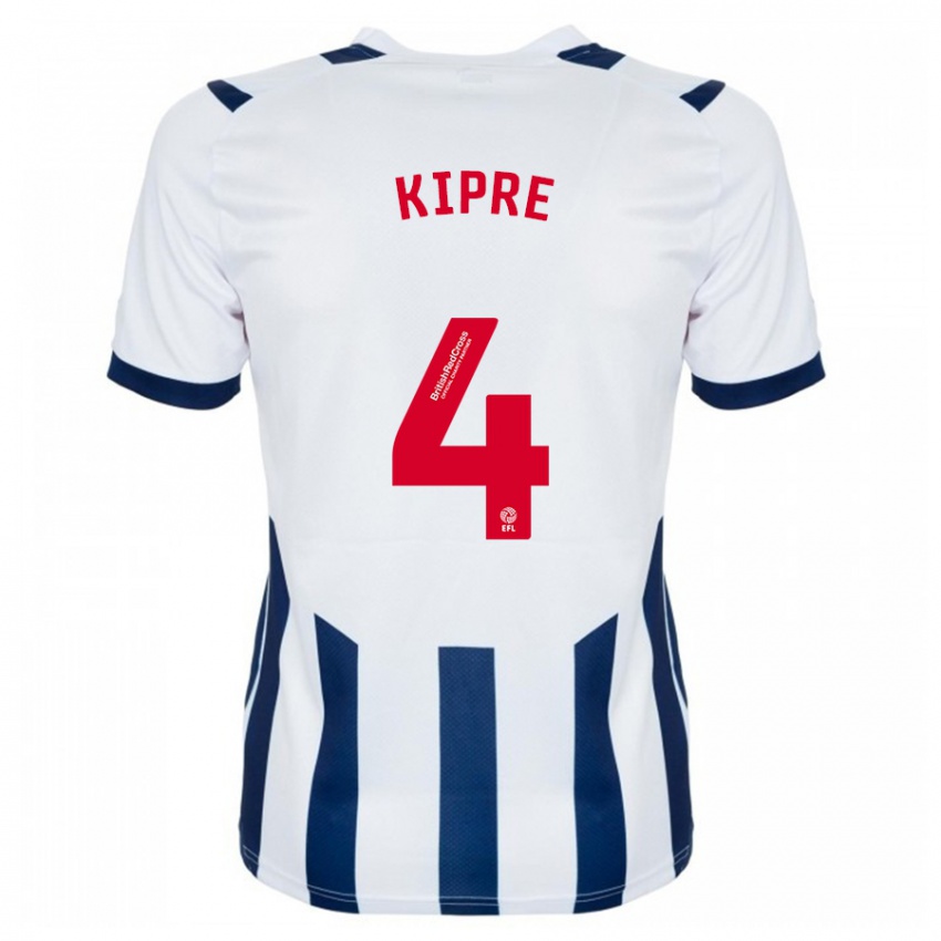 Herren Cédric Kipré #4 Weiß Heimtrikot Trikot 2023/24 T-Shirt Österreich