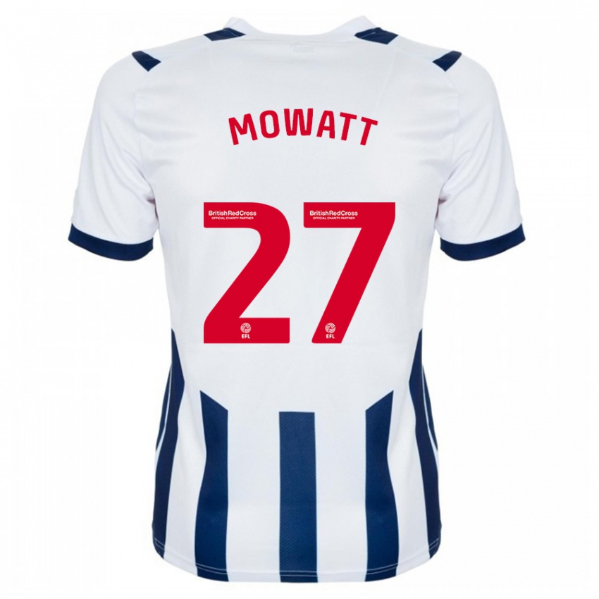 Herren Alex Mowatt #27 Weiß Heimtrikot Trikot 2023/24 T-Shirt Österreich