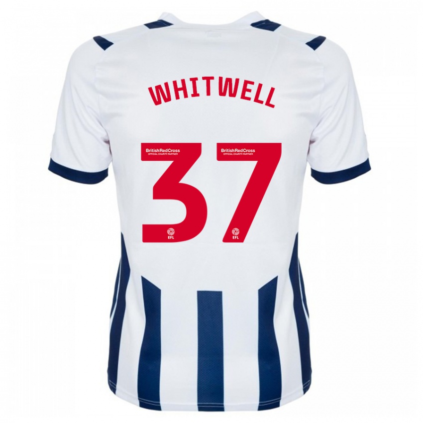 Herren Harry Whitwell #37 Weiß Heimtrikot Trikot 2023/24 T-Shirt Österreich