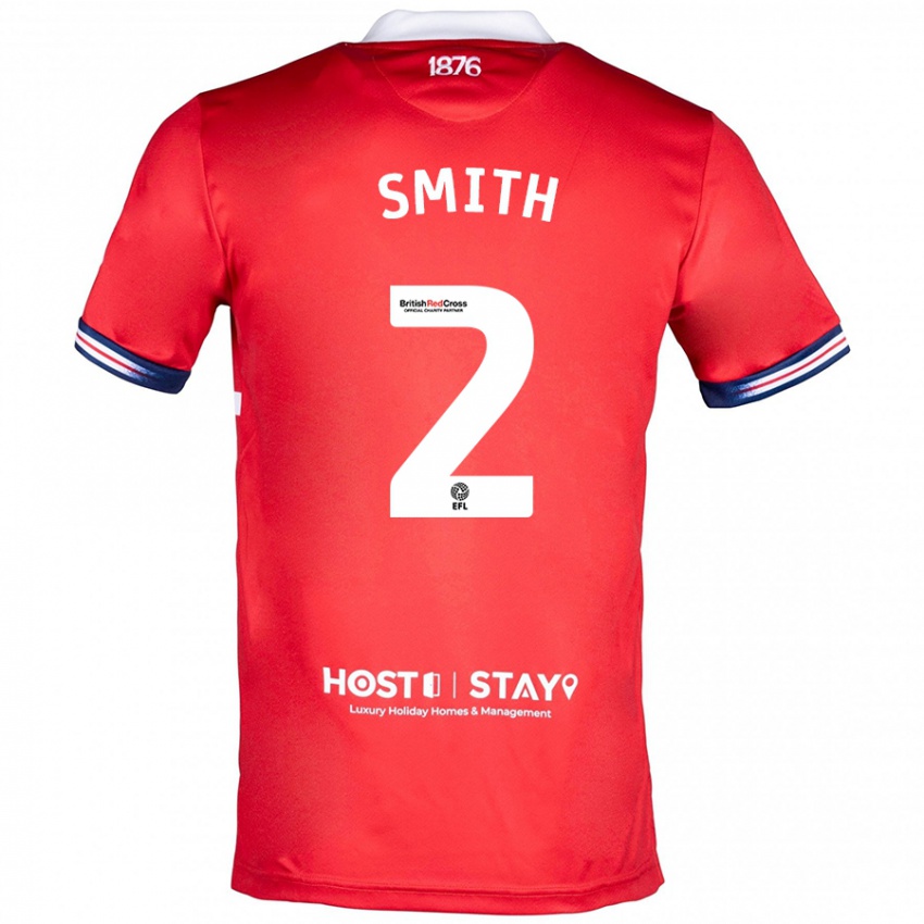 Herren Tommy Smith #2 Rot Heimtrikot Trikot 2023/24 T-Shirt Österreich