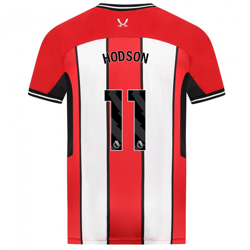 Herren Ashley Hodson #11 Rot Heimtrikot Trikot 2023/24 T-Shirt Österreich