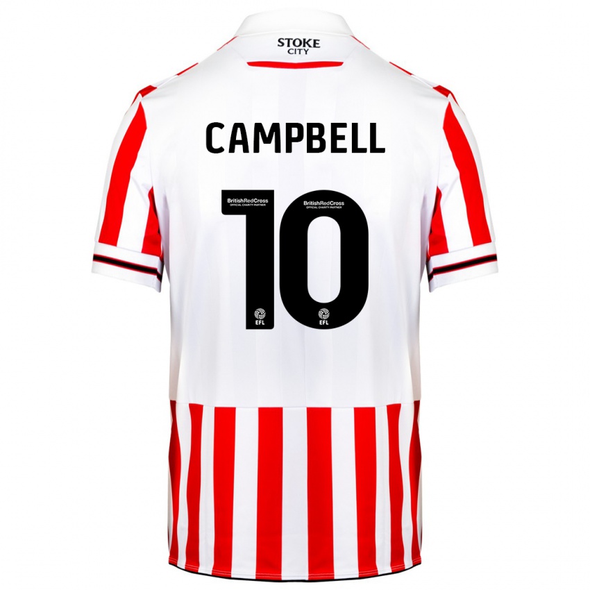 Herren Tyrese Campbell #10 Rot-Weiss Heimtrikot Trikot 2023/24 T-Shirt Österreich