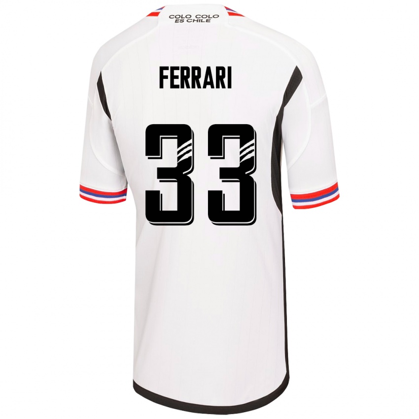 Herren Matías Ferrari #33 Weiß Heimtrikot Trikot 2023/24 T-Shirt Österreich
