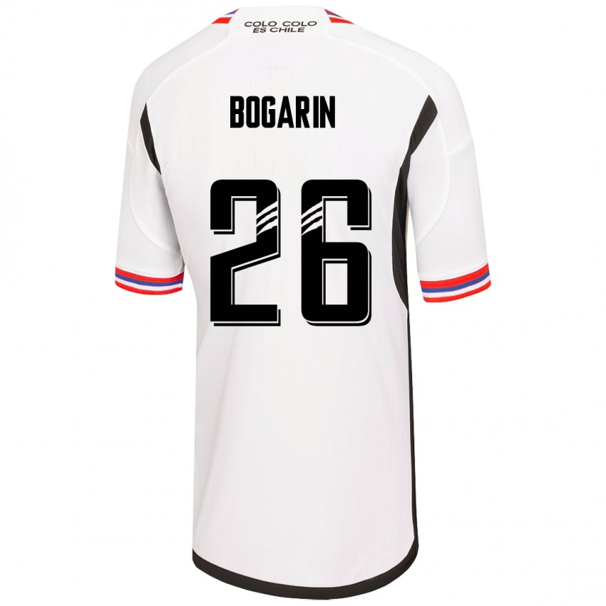 Herren Dahiana Bogarín #26 Weiß Heimtrikot Trikot 2023/24 T-Shirt Österreich