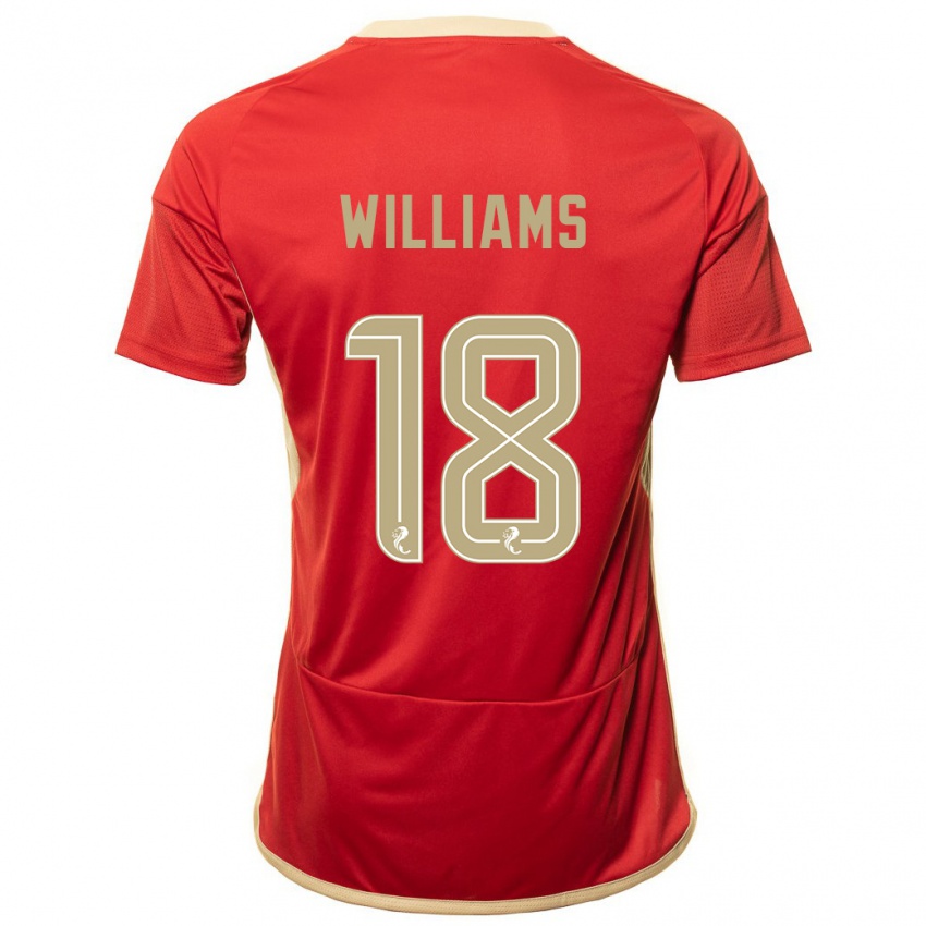 Herren Rhys Williams #18 Rot Heimtrikot Trikot 2023/24 T-Shirt Österreich