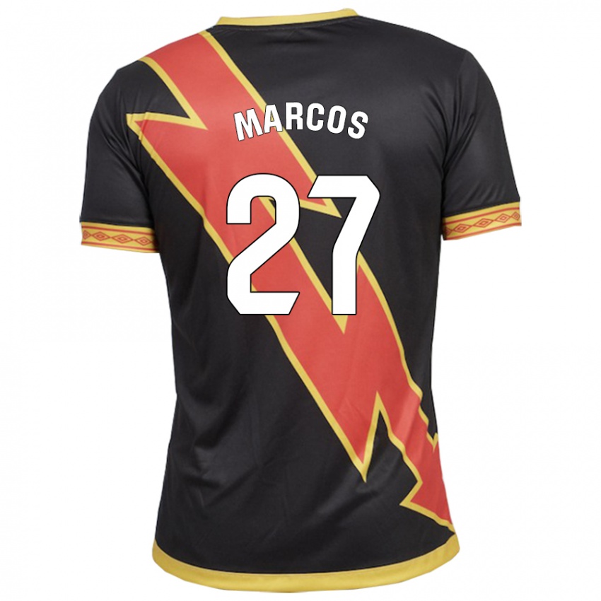 Herren Álvaro Marcos #27 Schwarz Auswärtstrikot Trikot 2023/24 T-Shirt Österreich