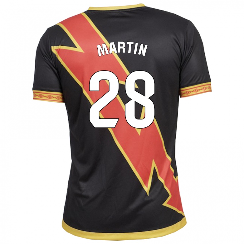 Herren Pablo Martín #28 Schwarz Auswärtstrikot Trikot 2023/24 T-Shirt Österreich