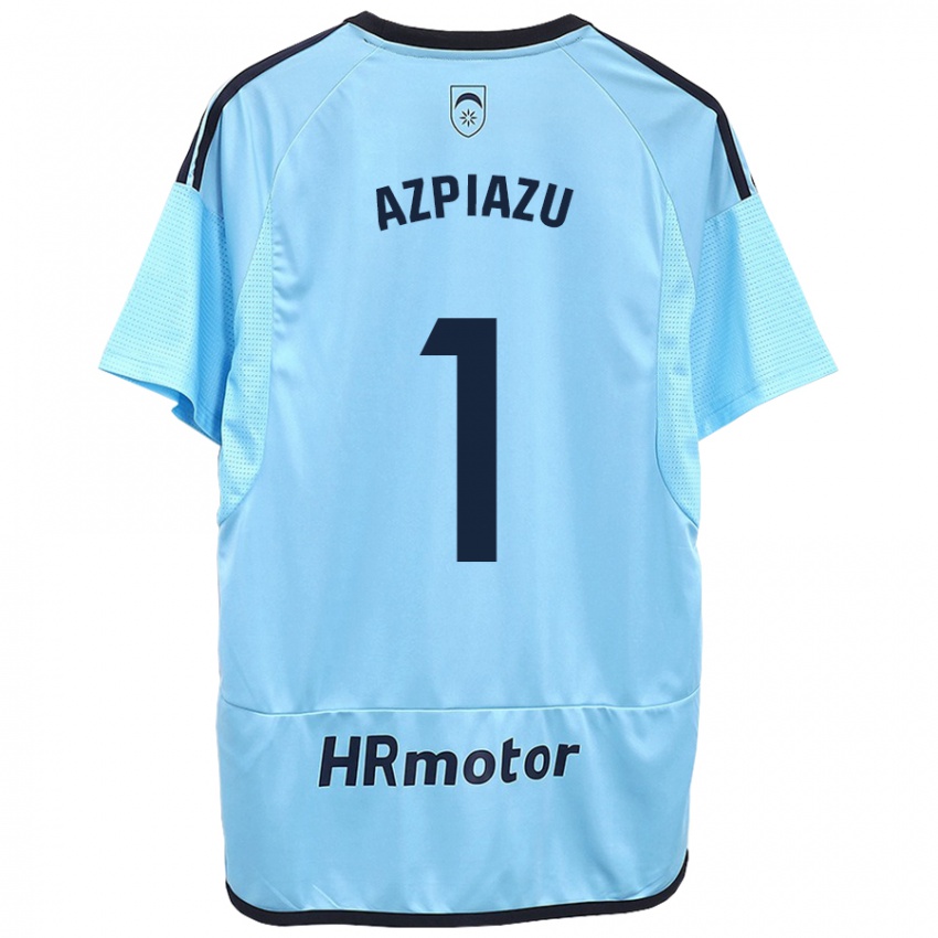 Herren Nahia Azpiazu Moreno #1 Blau Auswärtstrikot Trikot 2023/24 T-Shirt Österreich