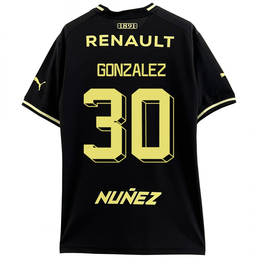 Herren Ángel González #30 Schwarz Auswärtstrikot Trikot 2023/24 T-Shirt Österreich