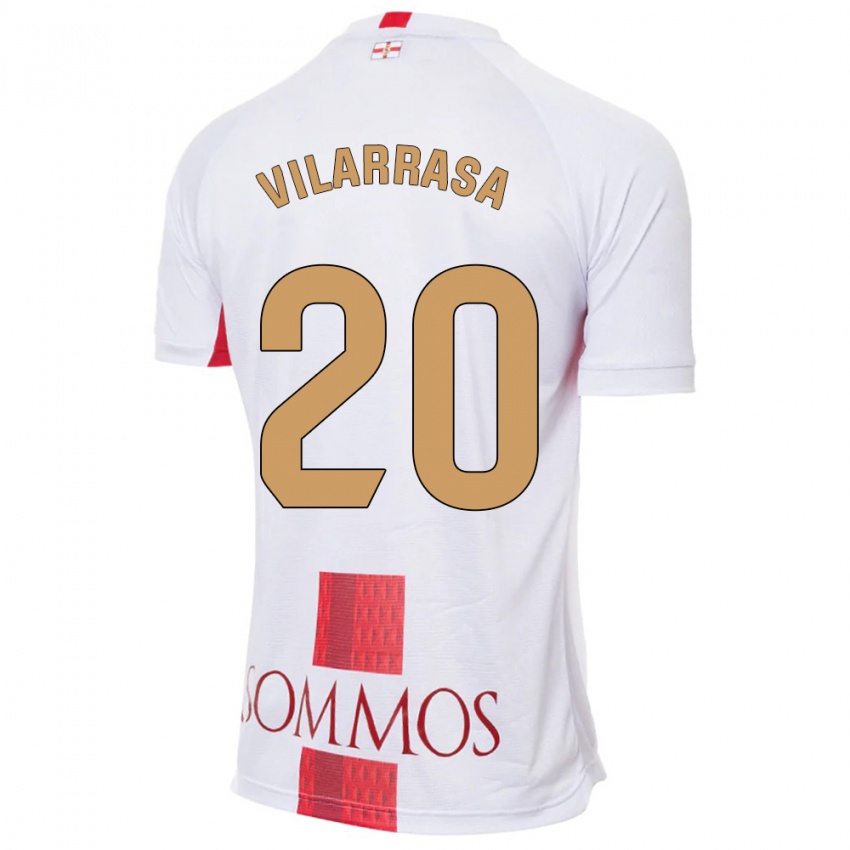 Herren Ignasi Vilarrasa #20 Weiß Auswärtstrikot Trikot 2023/24 T-Shirt Österreich