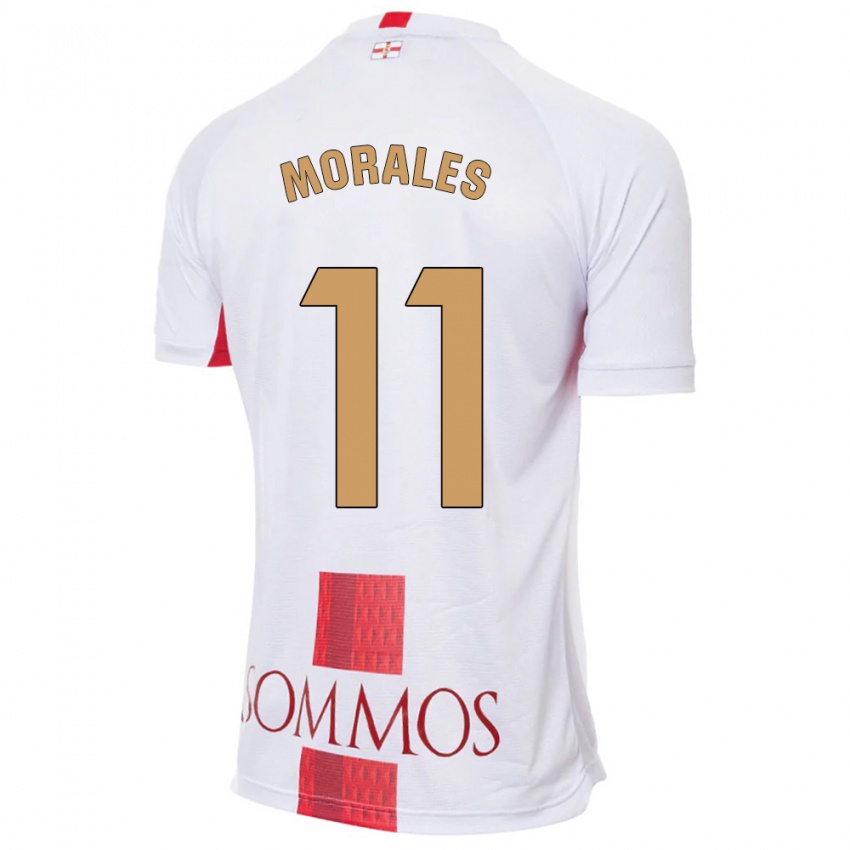 Herren Carolina Morales #11 Weiß Auswärtstrikot Trikot 2023/24 T-Shirt Österreich