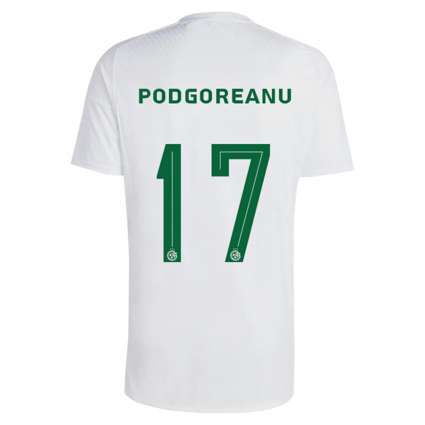 Herren Suf Podgoreanu #17 Grün Blau Auswärtstrikot Trikot 2023/24 T-Shirt Österreich