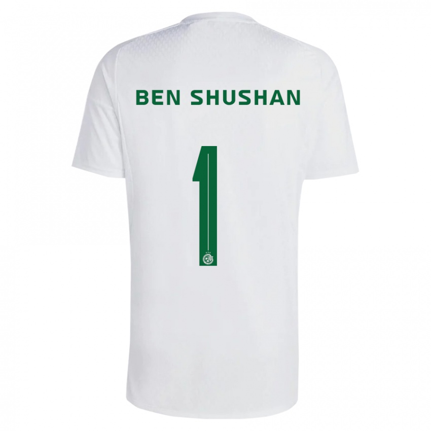 Herren Ori Ben Shushan #1 Grün Blau Auswärtstrikot Trikot 2023/24 T-Shirt Österreich