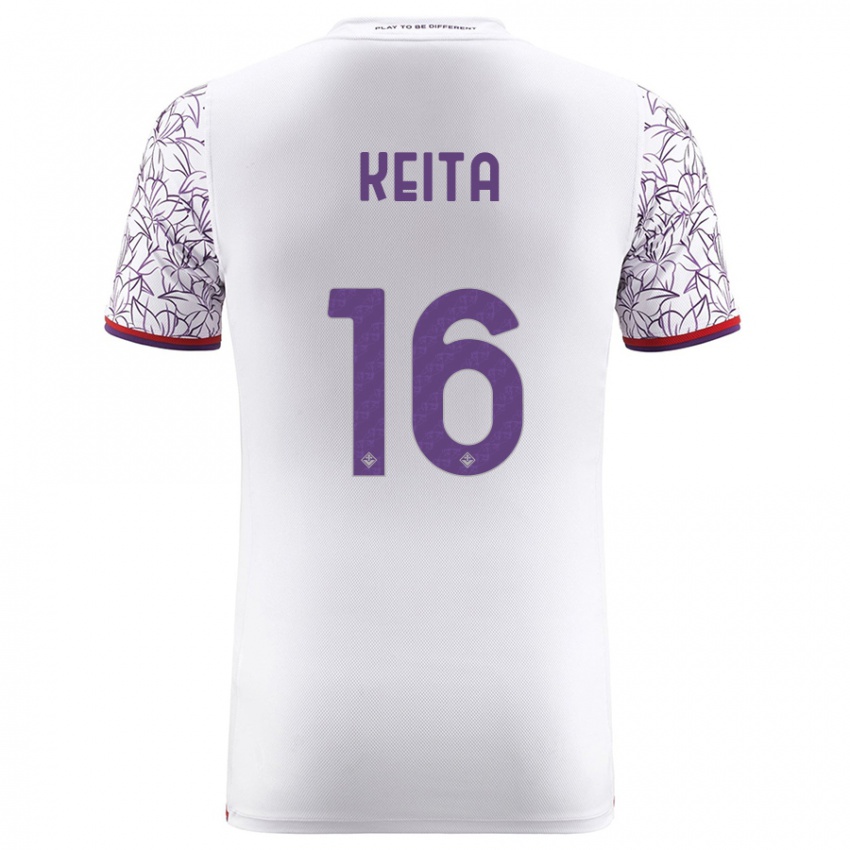 Herren Bala Keita #16 Weiß Auswärtstrikot Trikot 2023/24 T-Shirt Österreich