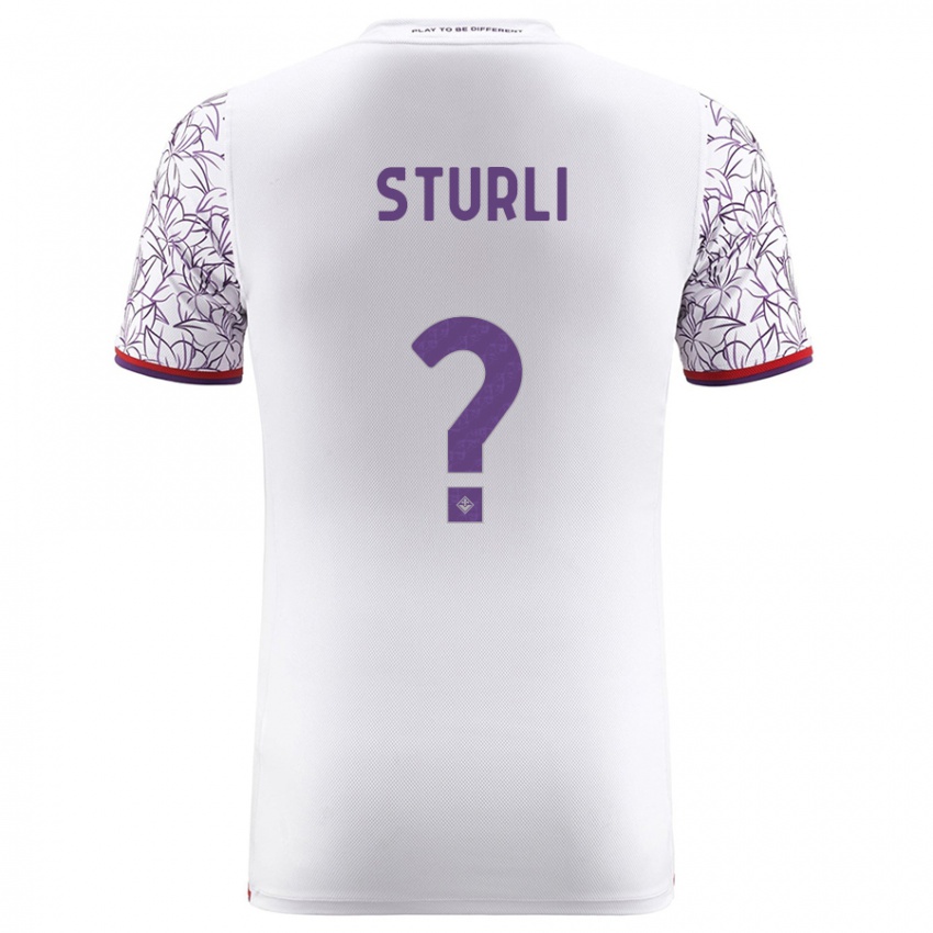 Herren Edoardo Sturli #0 Weiß Auswärtstrikot Trikot 2023/24 T-Shirt Österreich