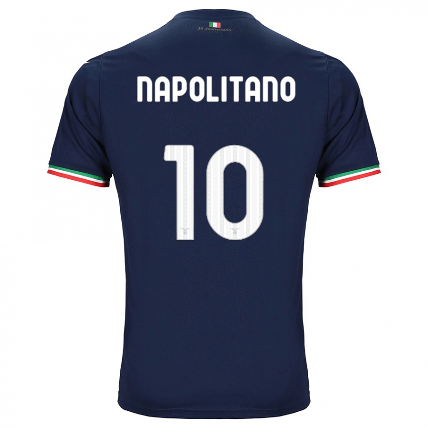 Herren Luca Napolitano #10 Marine Auswärtstrikot Trikot 2023/24 T-Shirt Österreich