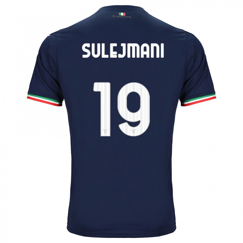 Herren Flavio Sulejmani #19 Marine Auswärtstrikot Trikot 2023/24 T-Shirt Österreich