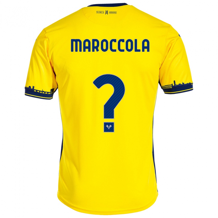 Herren Francesco Maroccola #0 Gelb Auswärtstrikot Trikot 2023/24 T-Shirt Österreich