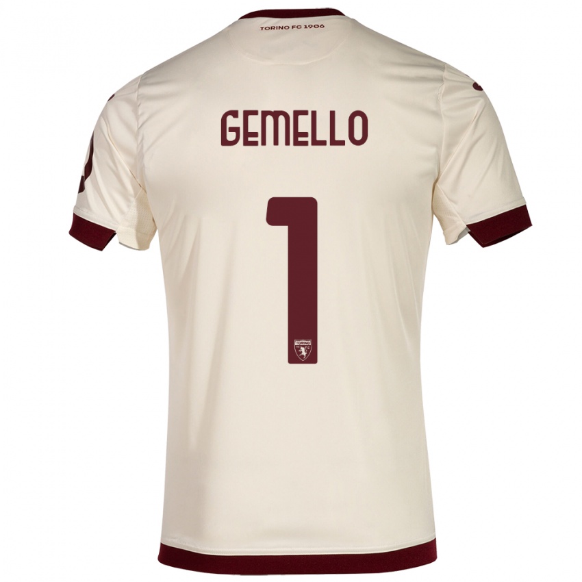 Herren Luca Gemello #1 Sekt Auswärtstrikot Trikot 2023/24 T-Shirt Österreich