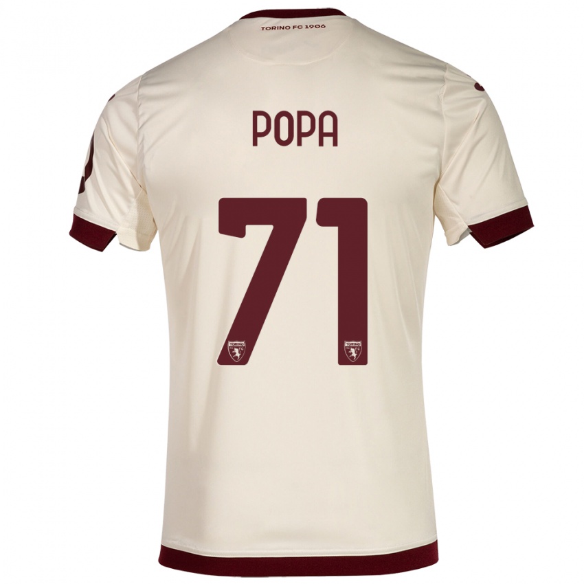 Herren Mihai Popa #71 Sekt Auswärtstrikot Trikot 2023/24 T-Shirt Österreich