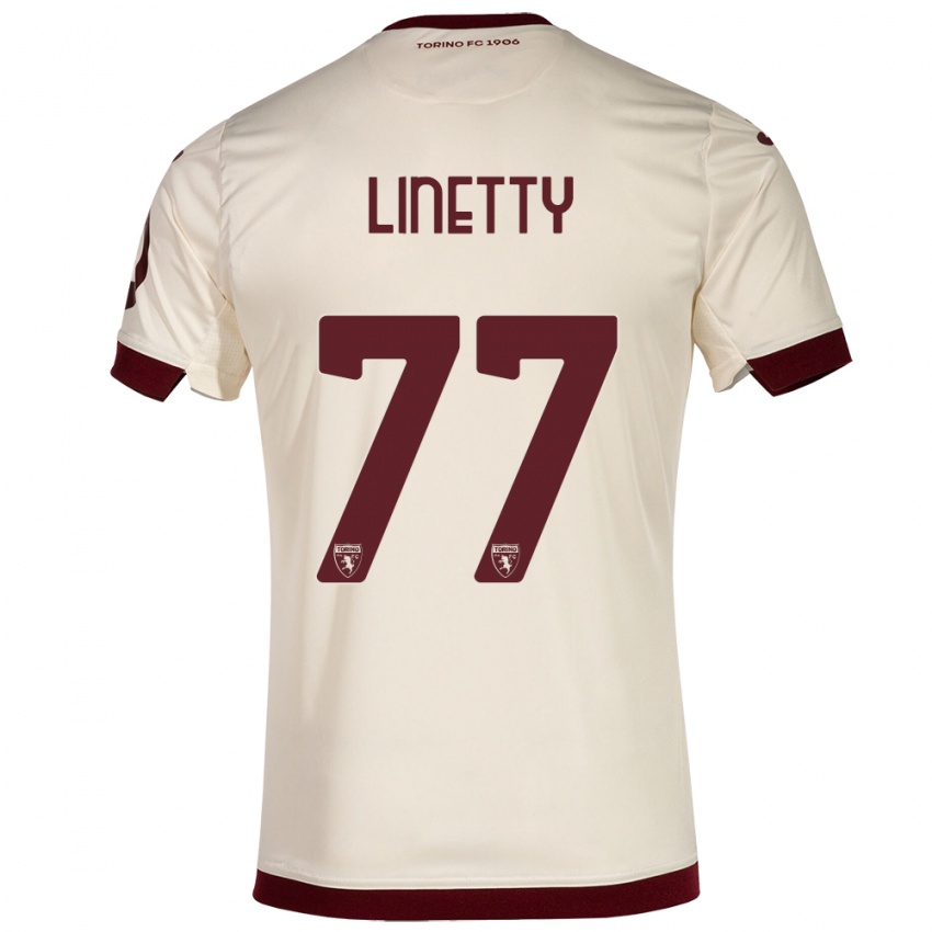 Herren Karol Linetty #77 Sekt Auswärtstrikot Trikot 2023/24 T-Shirt Österreich