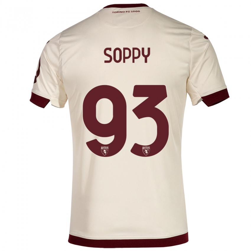 Herren Brandon Soppy #93 Sekt Auswärtstrikot Trikot 2023/24 T-Shirt Österreich