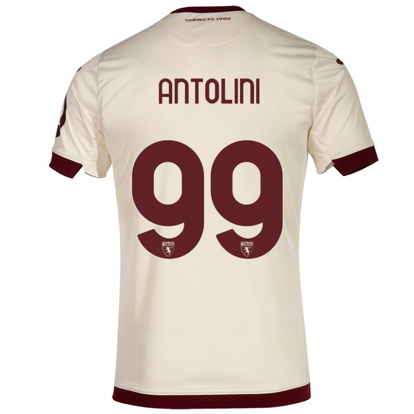 Herren Jacopo Antolini #99 Sekt Auswärtstrikot Trikot 2023/24 T-Shirt Österreich