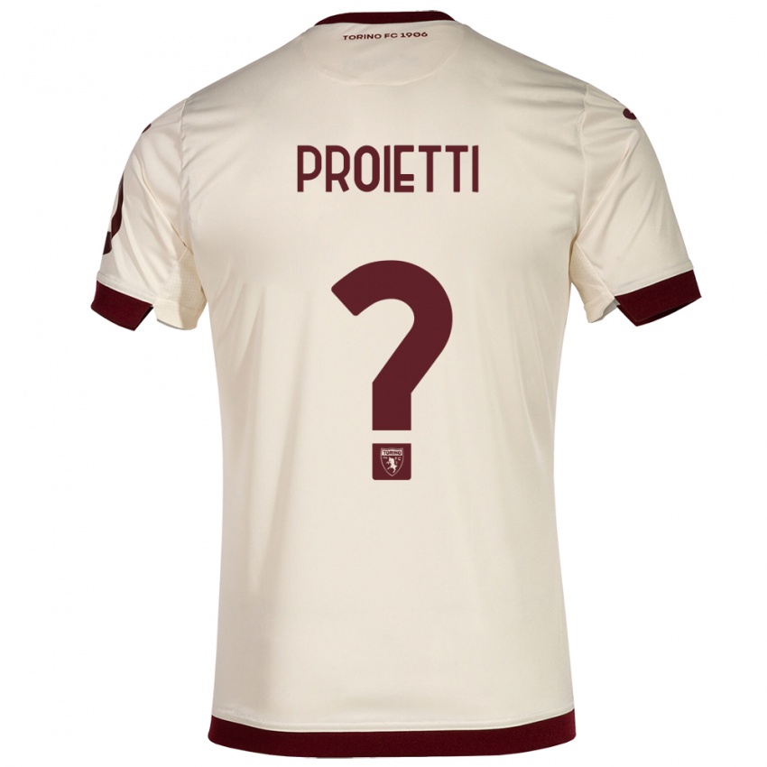 Herren Riccardo Proietti #0 Sekt Auswärtstrikot Trikot 2023/24 T-Shirt Österreich