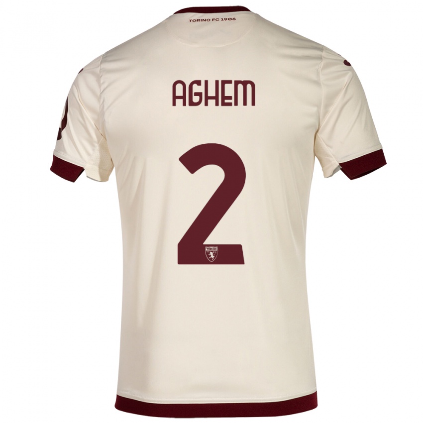 Herren Brigitta Aghem #2 Sekt Auswärtstrikot Trikot 2023/24 T-Shirt Österreich