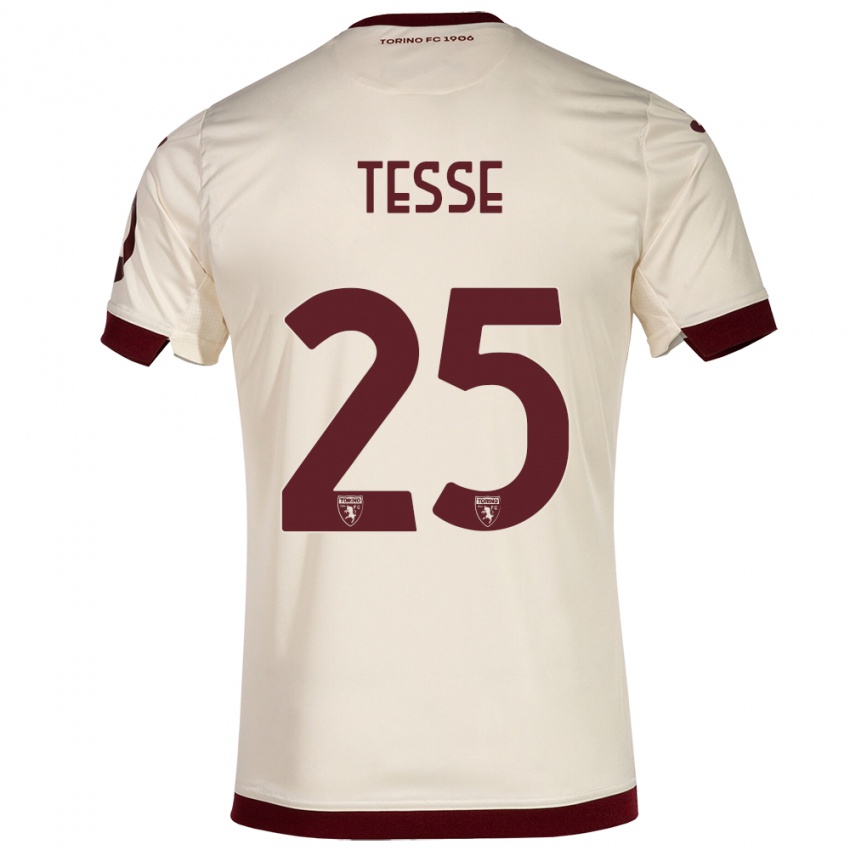 Herren Manuela Tesse #25 Sekt Auswärtstrikot Trikot 2023/24 T-Shirt Österreich