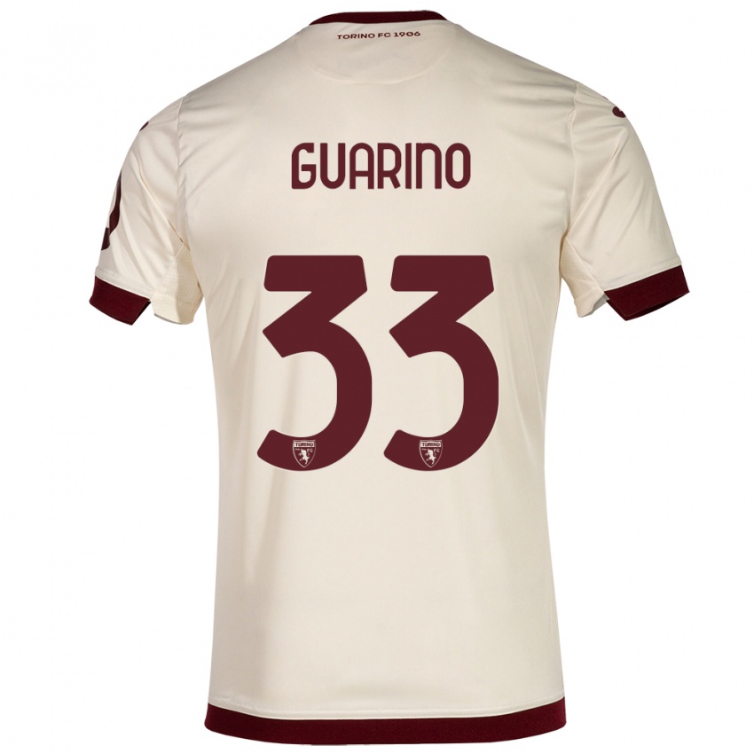 Herren Rita Guarino #33 Sekt Auswärtstrikot Trikot 2023/24 T-Shirt Österreich