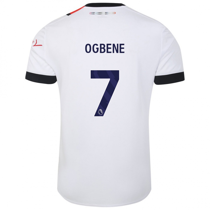 Herren Chiedozie Ogbene #7 Weiß Auswärtstrikot Trikot 2023/24 T-Shirt Österreich