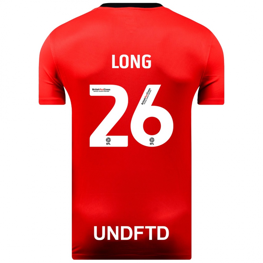 Herren Kevin Long #26 Rot Auswärtstrikot Trikot 2023/24 T-Shirt Österreich
