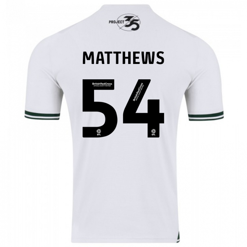 Herren Jack Matthews #54 Weiß Auswärtstrikot Trikot 2023/24 T-Shirt Österreich