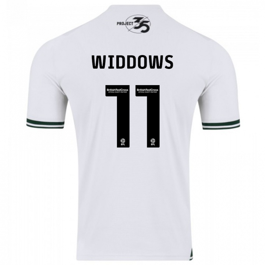 Herren Jade Widdows #11 Weiß Auswärtstrikot Trikot 2023/24 T-Shirt Österreich