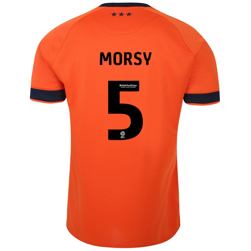 Herren Samy Morsy #5 Orangefarben Auswärtstrikot Trikot 2023/24 T-Shirt Österreich