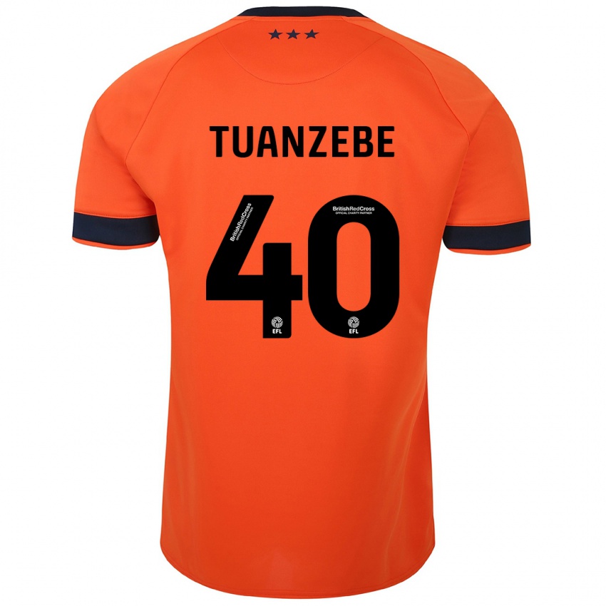 Herren Axel Tuanzebe #40 Orangefarben Auswärtstrikot Trikot 2023/24 T-Shirt Österreich