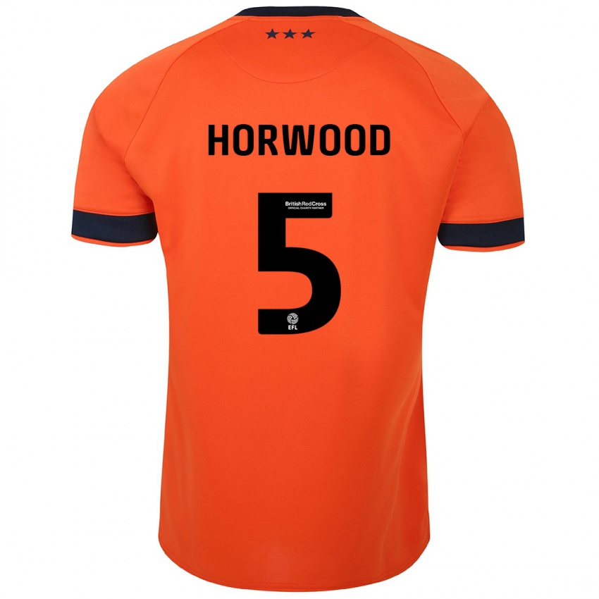 Herren Bonnie Horwood #5 Orangefarben Auswärtstrikot Trikot 2023/24 T-Shirt Österreich