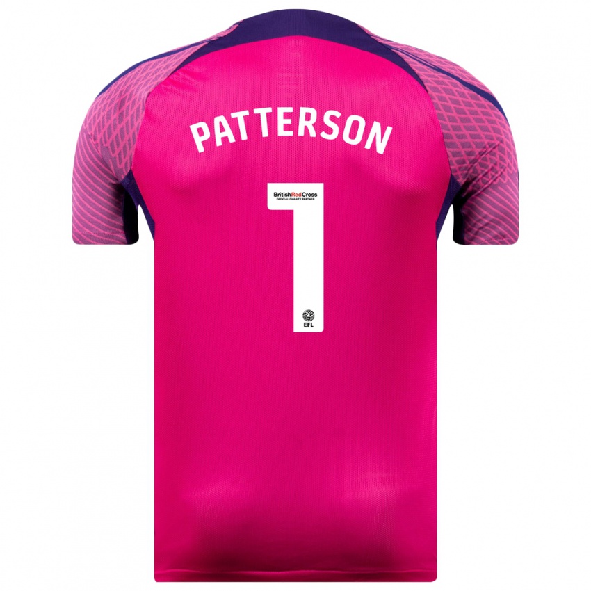 Herren Anthony Patterson #1 Lila Auswärtstrikot Trikot 2023/24 T-Shirt Österreich