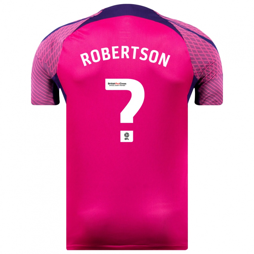 Herren Josh Robertson #0 Lila Auswärtstrikot Trikot 2023/24 T-Shirt Österreich