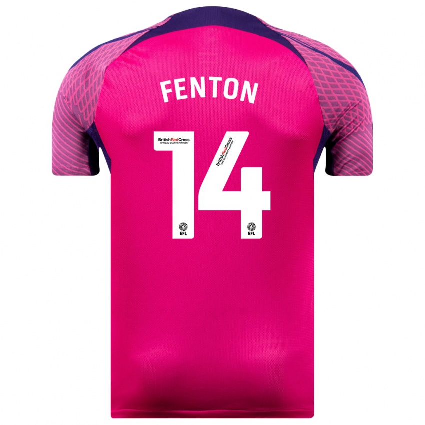 Herren Natasha Fenton #14 Lila Auswärtstrikot Trikot 2023/24 T-Shirt Österreich