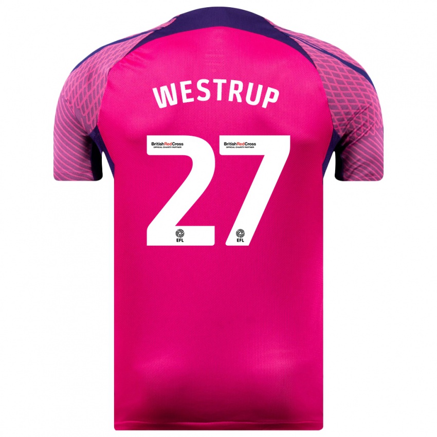 Herren Brianna Westrup #27 Lila Auswärtstrikot Trikot 2023/24 T-Shirt Österreich