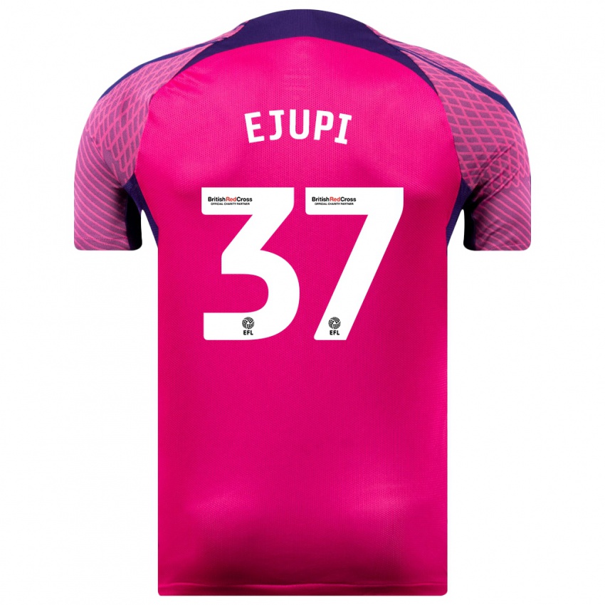 Herren Elizabeta Ejupi #37 Lila Auswärtstrikot Trikot 2023/24 T-Shirt Österreich