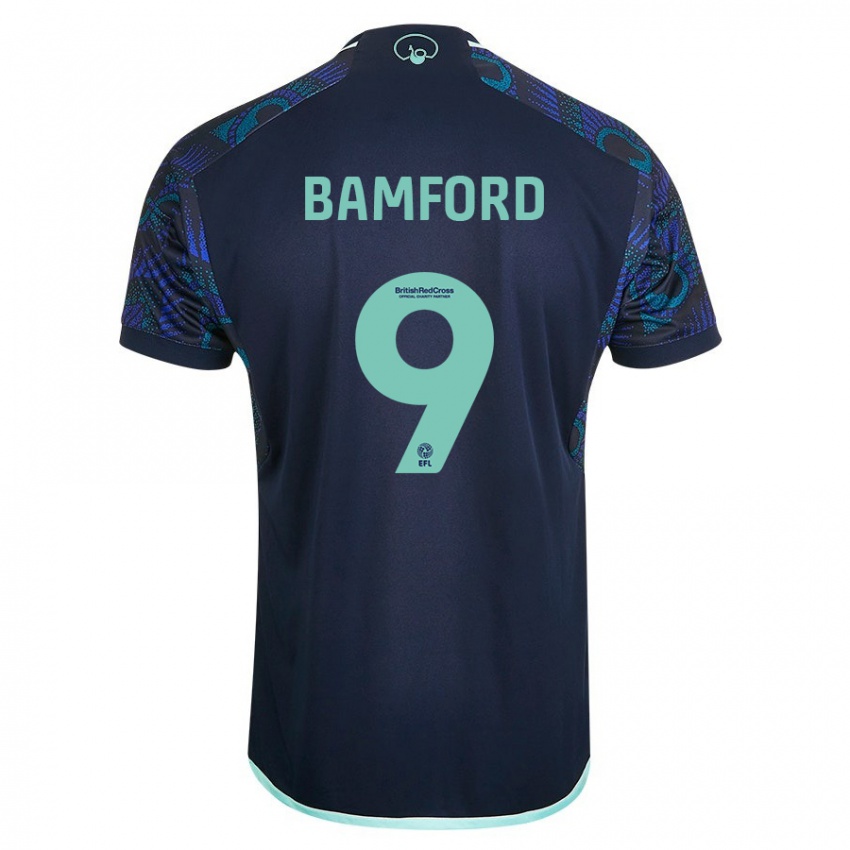 Herren Patrick Bamford #9 Blau Auswärtstrikot Trikot 2023/24 T-Shirt Österreich