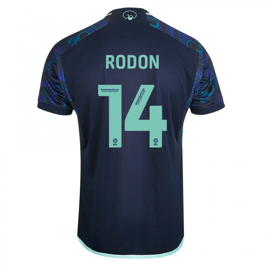 Herren Joe Rodon #14 Blau Auswärtstrikot Trikot 2023/24 T-Shirt Österreich