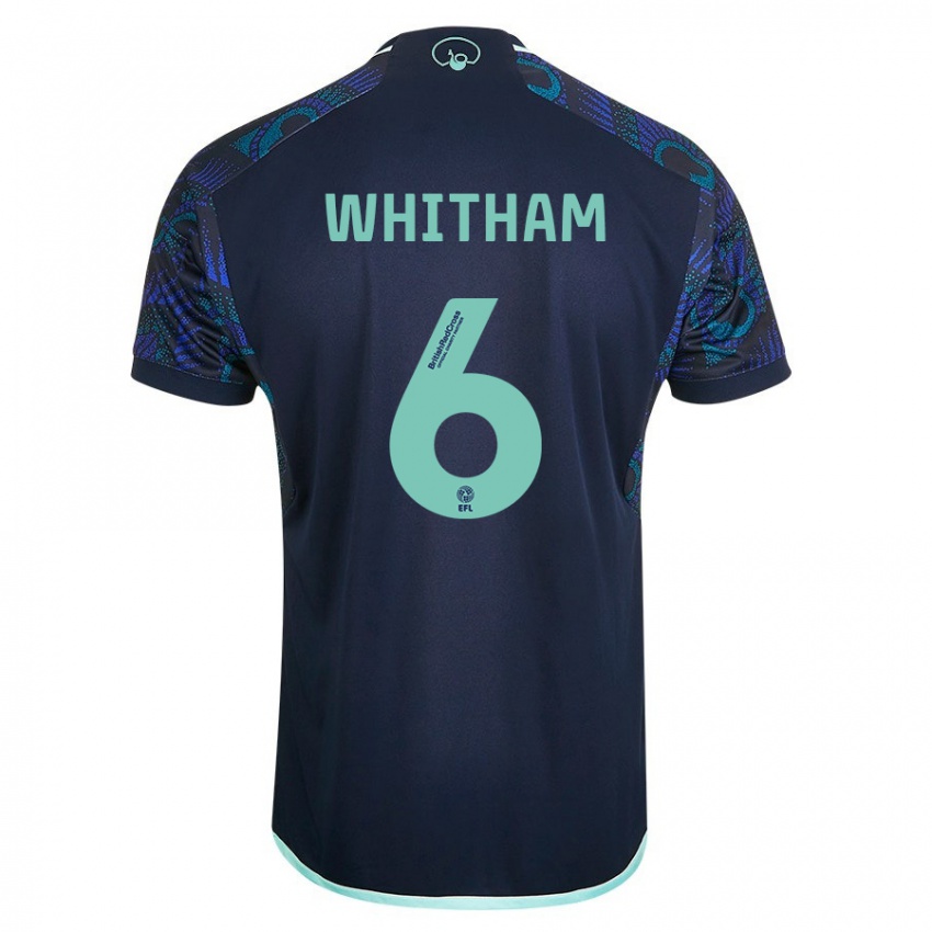 Herren Danielle Whitham #6 Blau Auswärtstrikot Trikot 2023/24 T-Shirt Österreich